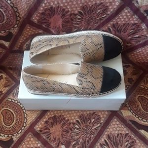 Womens Brand New Sole Society Snakeskin Espadrille